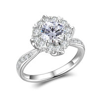Vintage Elegance Reimagined: 1.65 ct. tw. VVS1 Premium Diamond Ring | Exquisite Halo Setting & Diamond-Encrusted Band