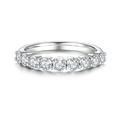 Platinum 950 VVS Diamond Ring | 0.987ct Total Weight | D-E Color 