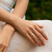 1.11Ct Cushion Cut Lab Grown Yellow Diamond Ring | VVS Clarity | 18K White Gold with Diamond Shank