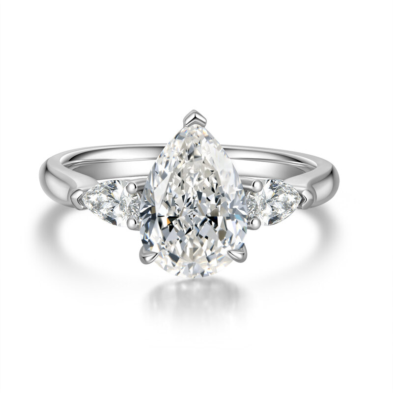 2.86 ct. tw. Luxury Halo Diamond Ring | 2.50 ct D-E Center Stone, 950 Platinum Bold Unisex Band