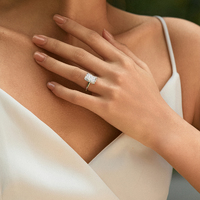 4.09 ct. tw. Radiant Cut Diamond Ring | Pt950 Platinum | D Color, VS Clarity | Classic Four-Prong Luxury Engagement Ring