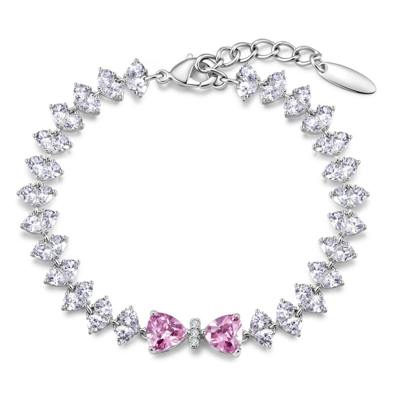 Radiant Lab-Grown Diamond Micro-Pavé Chain & Cord Bracelet